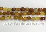 CNG8124 15.5 inches 8*12mm nuggets agate beads wholesale
