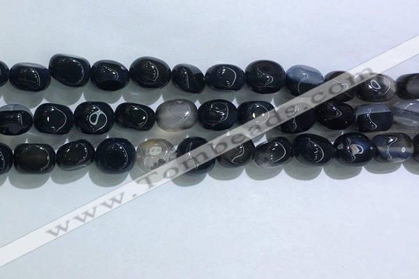 CNG8126 15.5 inches 8*12mm nuggets agate beads wholesale