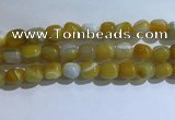 CNG8131 15.5 inches 8*12mm nuggets striped agate beads wholesale