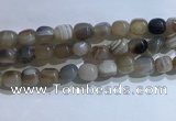 CNG8140 15.5 inches 8*12mm nuggets striped agate beads wholesale