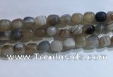 CNG8140 15.5 inches 8*12mm nuggets striped agate beads wholesale