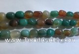 CNG8158 15.5 inches 10*14mm nuggets agate beads wholesale