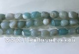 CNG8190 15.5 inches 10*14mm nuggets striped agate beads wholesale