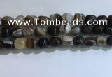 CNG8196 15.5 inches 10*14mm nuggets striped agate beads wholesale