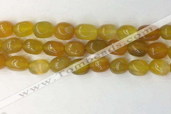 CNG8205 15.5 inches 12*16mm nuggets agate beads wholesale