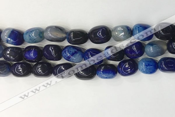 CNG8212 15.5 inches 12*16mm nuggets agate beads wholesale