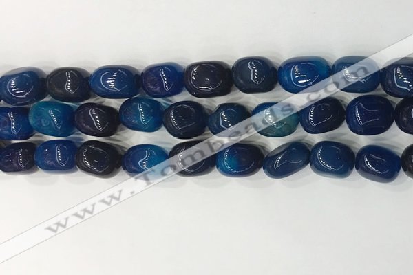 CNG8213 15.5 inches 12*16mm nuggets agate beads wholesale