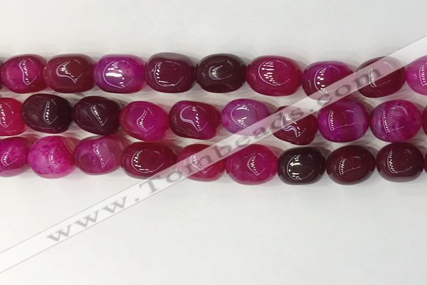 CNG8248 15.5 inches 13*18mm nuggets agate beads wholesale