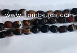 CNG8279 15.5 inches 13*18mm nuggets striped agate beads wholesale