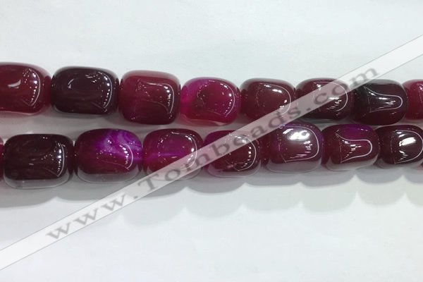 CNG8293 15.5 inches 15*20mm nuggets agate beads wholesale