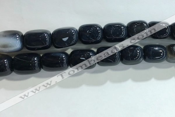 CNG8302 15.5 inches 15*20mm nuggets agate beads wholesale