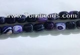 CNG8313 15.5 inches 15*20mm nuggets striped agate beads wholesale