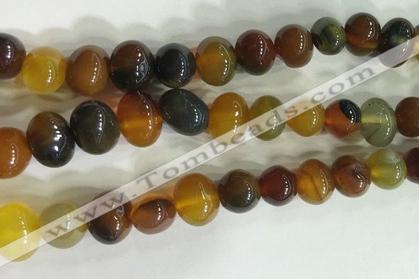 CNG8336 15.5 inches 10*12mm nuggets agate beads wholesale