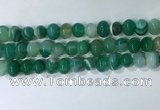 CNG8349 15.5 inches 10*12mm nuggets striped agate beads wholesale