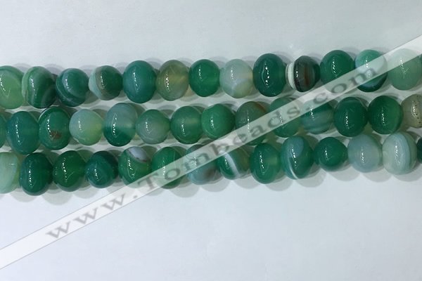 CNG8349 15.5 inches 10*12mm nuggets striped agate beads wholesale