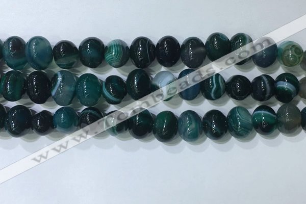 CNG8350 15.5 inches 10*12mm nuggets striped agate beads wholesale