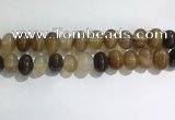 CNG8371 15.5 inches 12*16mm nuggets agate beads wholesale