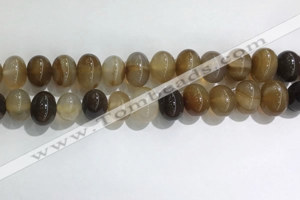 CNG8371 15.5 inches 12*16mm nuggets agate beads wholesale