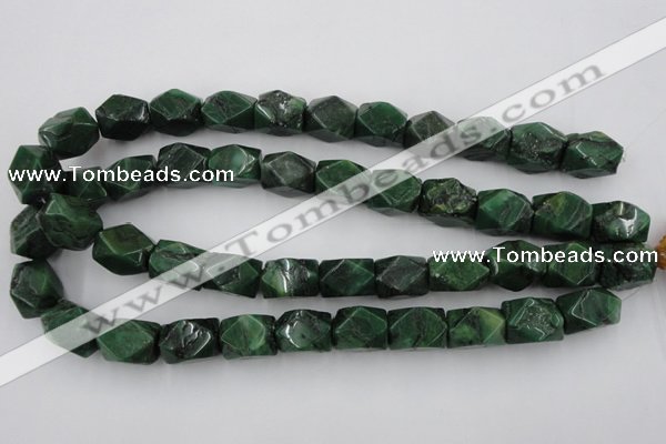 CNG838 15.5 inches 13*18mm faceted nuggets African jade beads