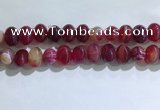 CNG8382 15.5 inches 12*16mm nuggets striped agate beads wholesale