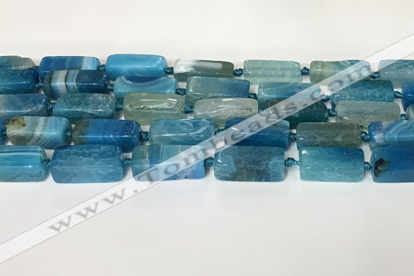 CNG8397 15.5 inches 8*18mm - 10*25mm freeform agate beads