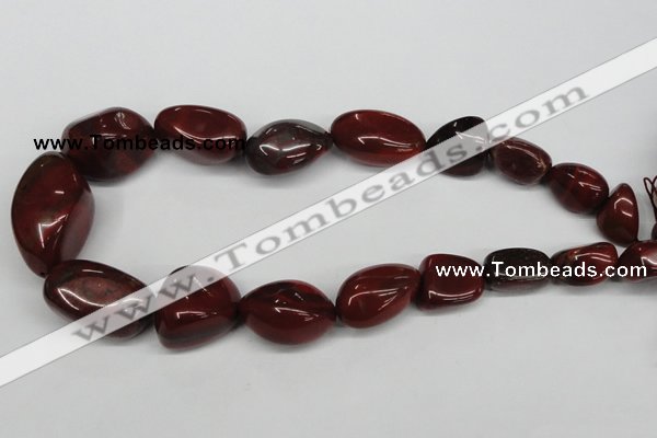 CNG84 15.5 inches 10*16mm - 20*30mm nuggets brecciated jasper beads