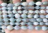 CNG8509 15.5 inches 6*8mm - 8*12mm faceted nuggets aquamarine beads