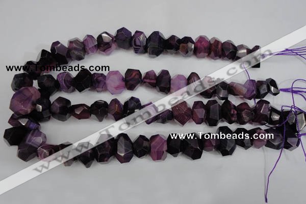 CNG852 15.5 inches 12*18mm – 13*22mm faceted nuggets agate beads