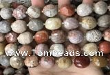 CNG8528 15.5 inches 13*15mm - 15*17mm faceted nuggets fossil coral beads