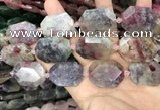 CNG8558 22*30mm - 25*35mm faceted freeform tourmaline beads