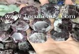 CNG8560 22*30mm - 25*35mm faceted freeform tourmaline beads