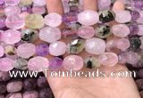 CNG8566 12*16mm - 15*20mm faceted nuggets mixed quartz beads