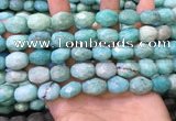 CNG8568 12*16mm - 13*18mm faceted nuggets amazonite beads