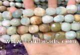 CNG8569 12*16mm - 15*20mm faceted nuggets amazonite beads