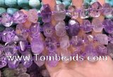 CNG8592 12*16mm - 13*18mm faceted nuggets ametrine beads