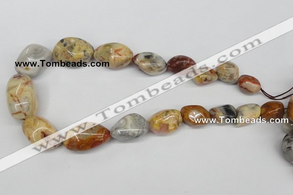 CNG86 15.5 inches 12*14mm - 25*30mm nuggets agate gemstone beads