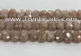 CNG8616 10*13mm - 12*16mm faceted freeform moonstone beads