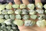 CNG8663 12*16mm - 18*25mm nuggets green rutilated quartz beads