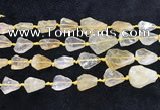 CNG8678 15.5 inches 12*14mm - 20*23mm freeform citrine beads