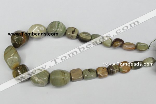 CNG87 15.5 inches 13*18mm - 25*30mm nuggets jasper gemstone beads