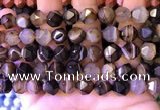 CNG8722 15.5 inches 10mm faceted nuggets agate gemstone beads