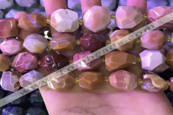 CNG8781 15 inches 13*18mm - 15*20mm faceted nuggets jasper beads