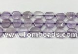 CNG8800 15.5 inches 16mm - 20mm faceted freeform amethyst beads