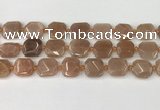 CNG8812 15.5 inches 16mm - 20mm faceted freeform moonstone beads