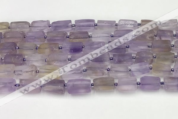 CNG8847 15.5 inches 8*12mm - 10*16mm nuggets matte ametrine beads