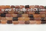 CNG8861 15.5 inches 8*12mm - 10*16mm nuggets matte carnelian beads