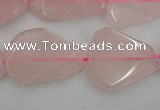 CNG888 15.5 inches 18*22mm – 25*30mm freeform rose quartz beads