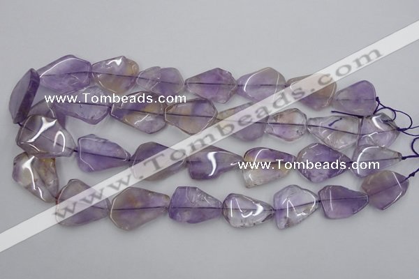 CNG890 15.5 inches 15*20mm – 20*30mm freeform ametrine beads