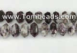 CNG8904 10*25mm - 14*30mm faceted nuggets tourmaline beads