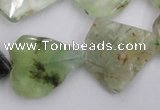 CNG891 15.5 inches 18*22mm – 25*30mm freeform prehnite beads